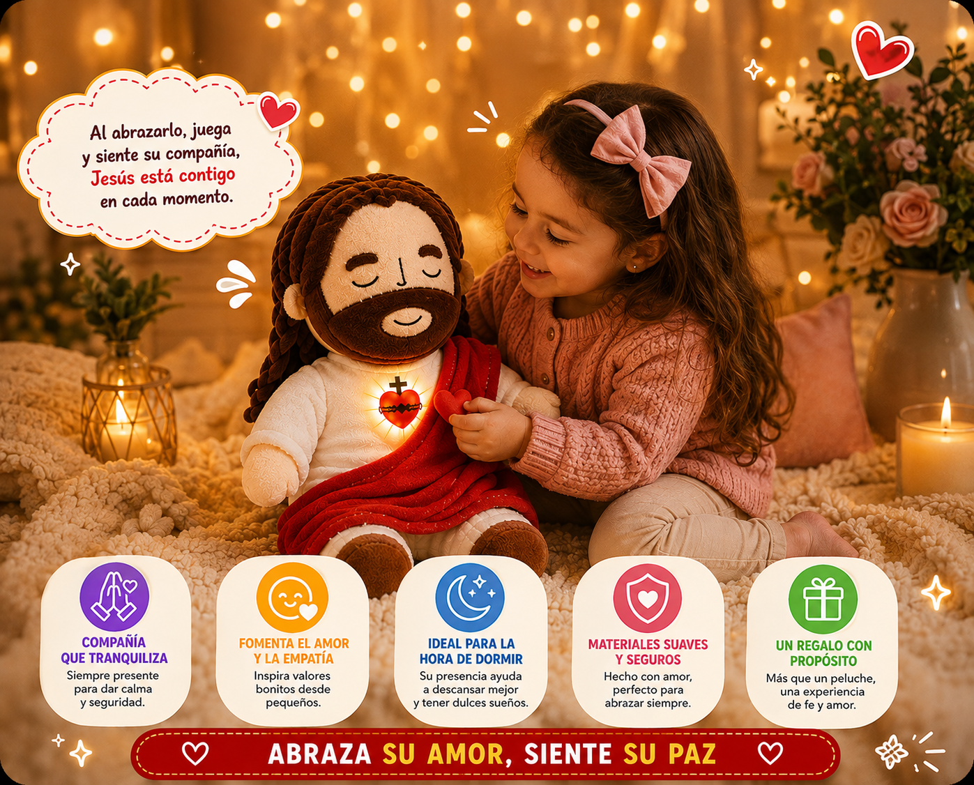 PELUCHE DE JESÚS QUE RESPIRA