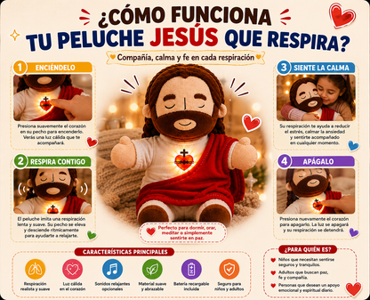 PELUCHE DE JESÚS QUE RESPIRA